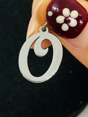 James Avery Large Script Initial O Charm